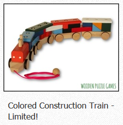 Colored Construction Train